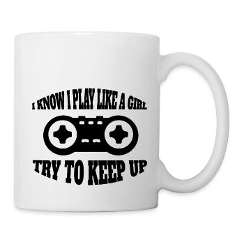 Gamer Gambling Gift Gaming Citation de joueur drôle - Mug blanc - blanc - Droite