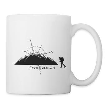 Weg Ziel 7 - Tasse - Weiß - Rechts