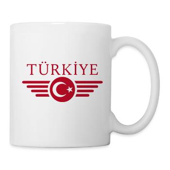Wings Flag Turquie Türkiye - Mug blanc - blanc - Droite