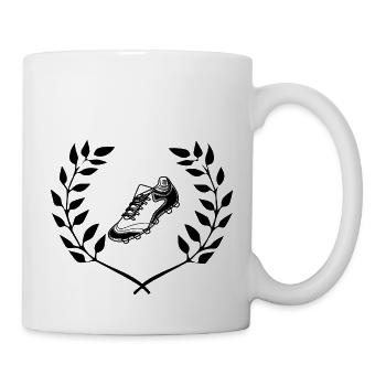 Fußball Football - Mug blanc - blanc - Droite