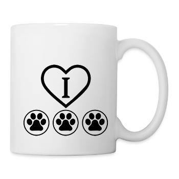 Hund Dog - Tasse - Weiß - Rechts