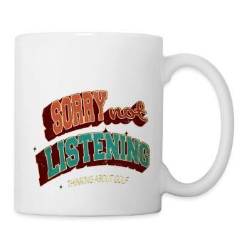 sport humor golfkids joke golf ball golfdad - Mug - white - Right