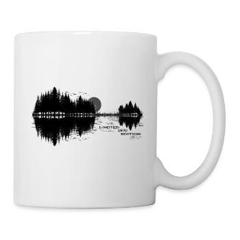 Natur Gitarre See Reflektion Limited 1970 Edition - Tasse - Weiß - Rechts