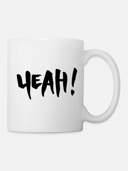 YEAH - Tasse - Weiß