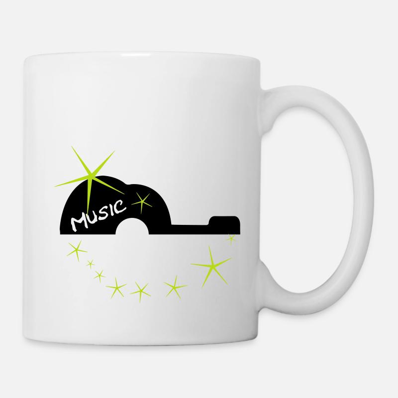 Star guitar - Mug - white