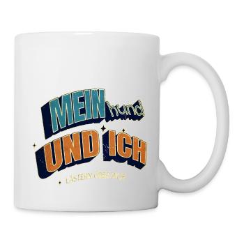 lieblingshund lieben hundeliebhaber bullterrier - Tasse - Weiß - Rechts