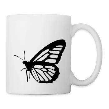 Butterfly Nature Butterflies Vector 8 - Mug - white - Right