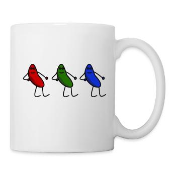 Chilled Jays - red_green_blue - Tasse - Weiß - Rechts