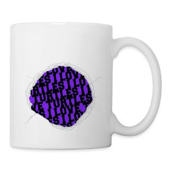 love birthday turtle lover funny animal protection - Tasse - Weiß - Rechts