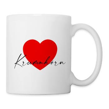 i Love Krummhörn - Tasse - Weiß - Rechts