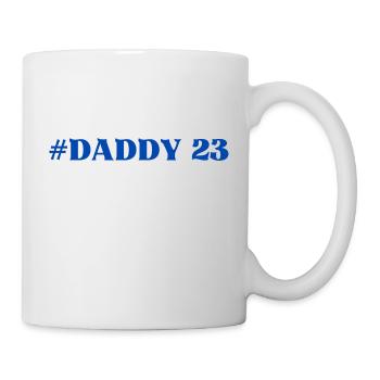 #Daddy Daddy23 Dad Dad Daddy Daddy Daddy Favorite Person - Mug - white - Right