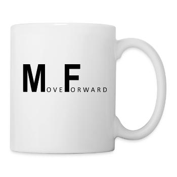 Vorwärts bewegen - Tasse - Weiß - Rechts