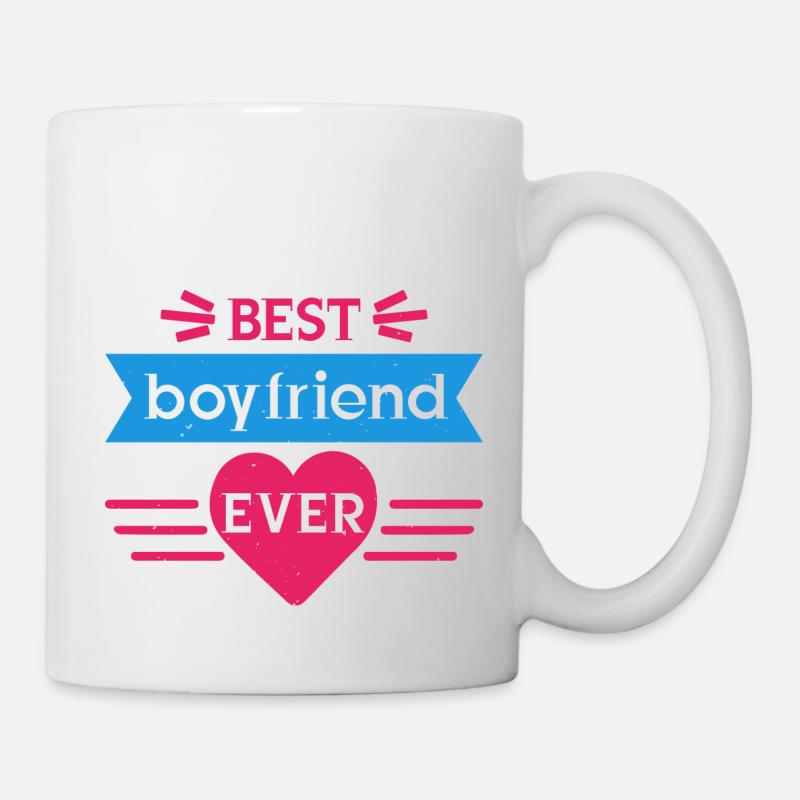 BEST BOYFRIEND EVER - Mug - white