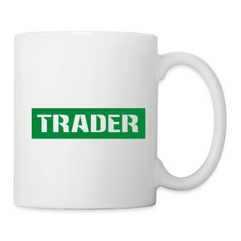 Trading de Bitcoin et d'actions cryptographiques - Mug blanc - blanc - Droite