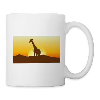 Safari Zoo Animaux Faune - Mug blanc - blanc - Droite