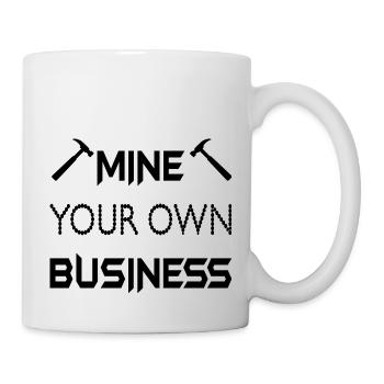 Bitcoin Trading Crypto Aktien - Tasse - Weiß - Rechts