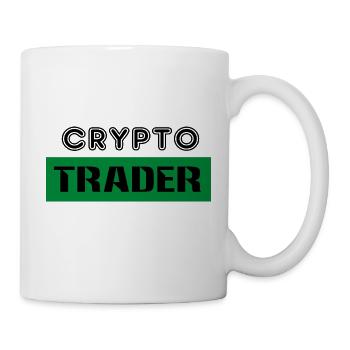 Bitcoin Trading Crypto Aktien - Tasse - Weiß - Rechts