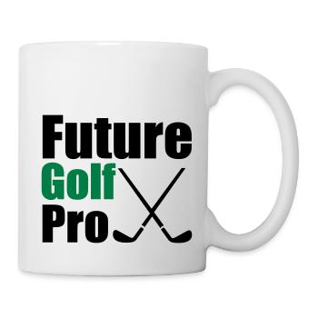 Golf - Tasse - Weiß - Rechts