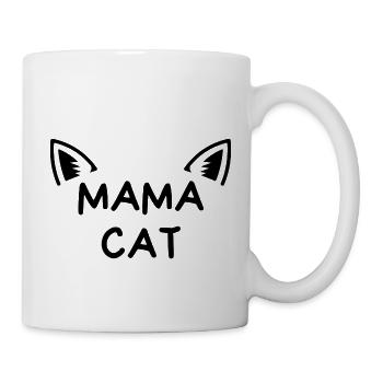 Mama Katze - Tasse - Weiß - Rechts