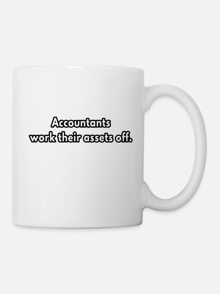Accountants work funny accountant gag gifts - Mug - white