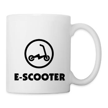 E-Scooter E-Roller Scooter - Mug blanc - blanc - Droite