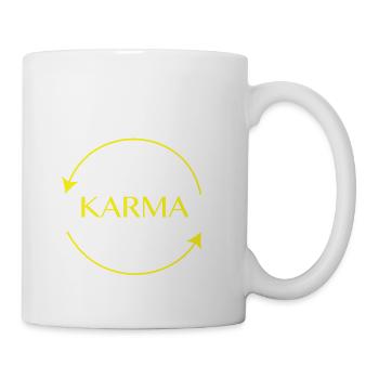 KARMA - Tasse - Weiß - Rechts