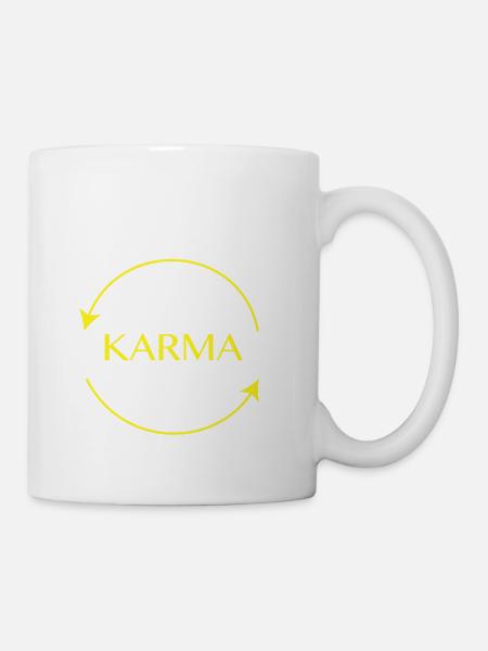 KARMA - Tasse - Weiß