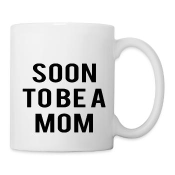 Schwangerschaft Babyparty Babyshower Boy Girl - Tasse - Weiß - Rechts