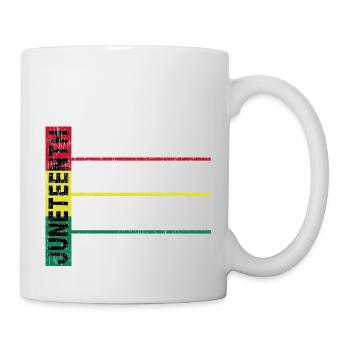JuneTeenth Briser toutes les chaînes depuis 1865 - Mug blanc - blanc - Droite