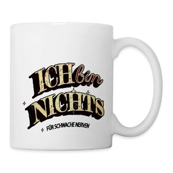 witzig geburtstag lustiger spruch cool - Tasse - Weiß - Rechts