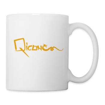 Qigong Dragon or - Mug blanc - blanc - Droite