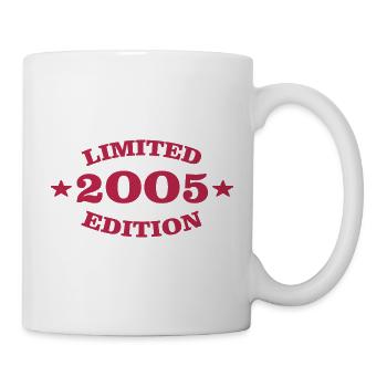 Édition Limitée 2005 18e anniversaire - Mug blanc - blanc - Droite