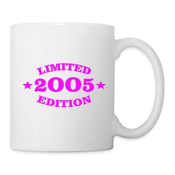 Édition Limitée 2005 18e anniversaire - Mug blanc - blanc - Droite