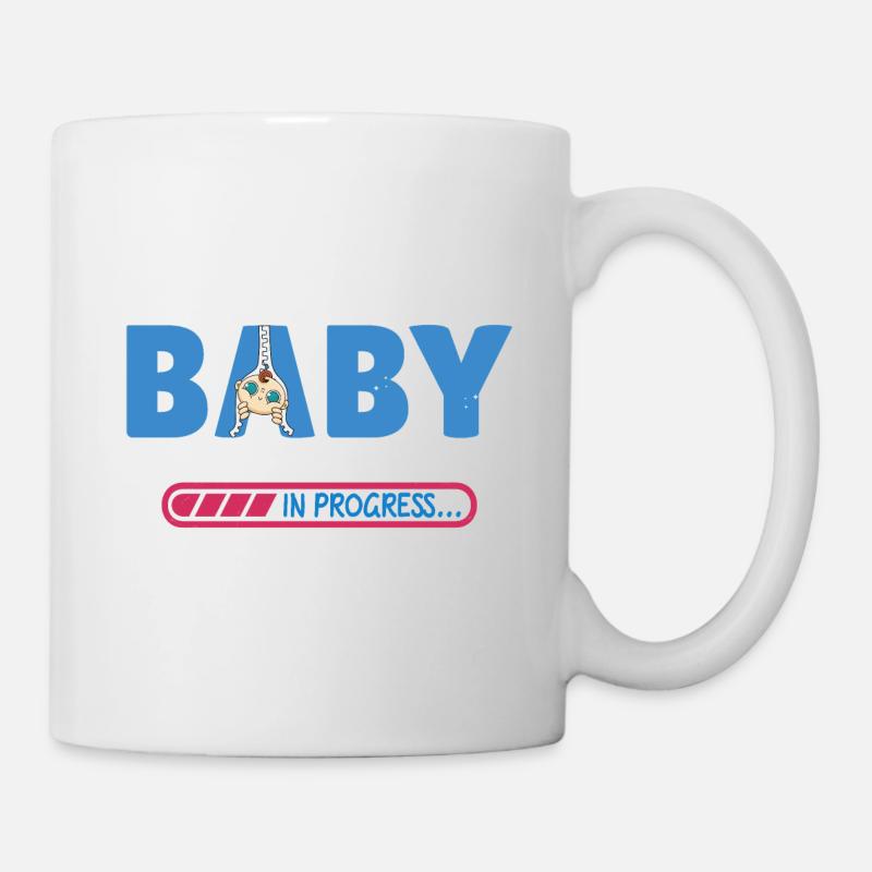 Baby in progress - Mug - white