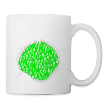 Citation Idée Cadeau Fun Geek Vegan Déclaration Nourriture - Mug blanc - blanc - Droite