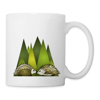Igel - Tasse - Weiß - Rechts