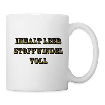 Inhalt leer Stoffwindel Voll - Tasse - Weiß - Rechts