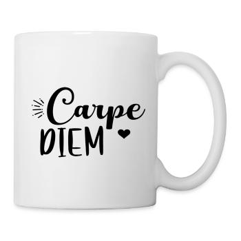 Carpe Diem - Tasse - Weiß - Rechts
