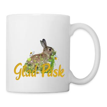 glad pask Frohe Ostern - Tasse - Weiß - Rechts