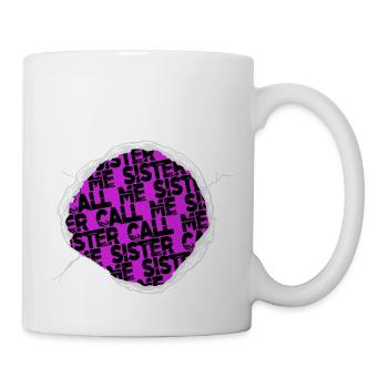 fête de famille famille amour t-shirts antimusulmans drôle - Mug blanc - blanc - Droite