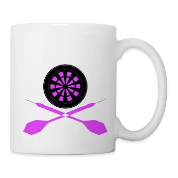 Dart Sport Logo - Mug blanc - blanc - Droite