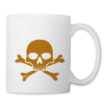 Deathhead-Ikone Crane 8 - Tasse - Weiß - Rechts