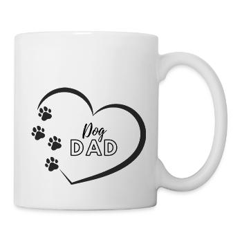 Dog Dad - Tasse - Weiß - Rechts