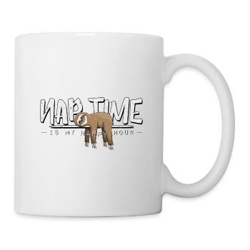 Nap Time is My Happy Hour Nap Sloth - Mug - white - Right