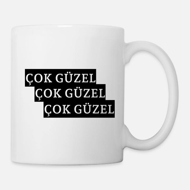 cok güzel - Tasse - Weiß