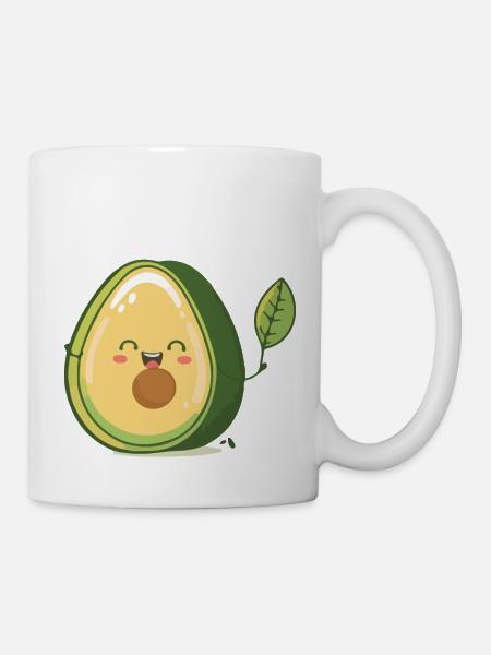 Die leckere Avocado - Tasse - Weiß