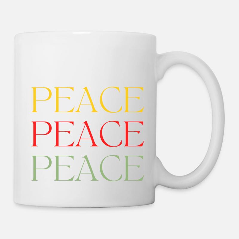 Farbenfrohes Zimmer - Tasse - Weiß