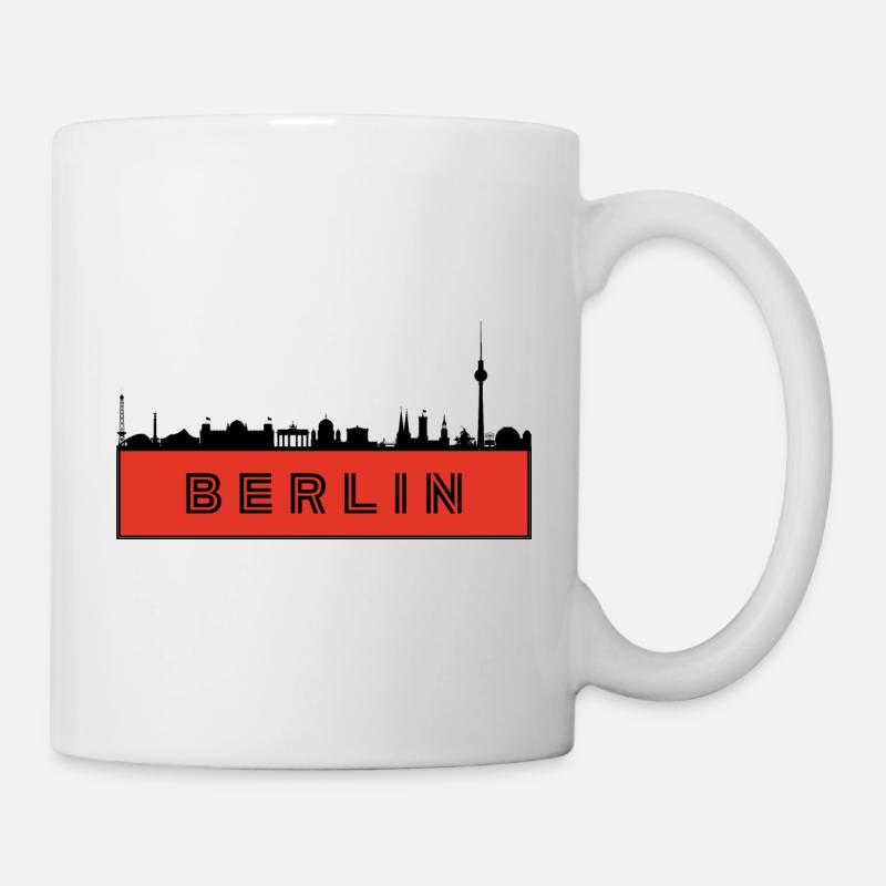 Ville de Berlin - Allemagne - Mug blanc - blanc