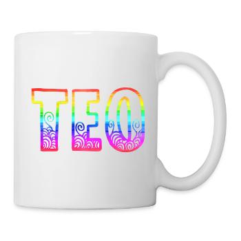 Teo RS Arc-en-ciel - Mug blanc - blanc - Droite
