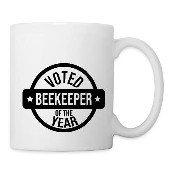 Der Beste Imker der Welt, Geburtstag, Geschenk - Tasse - Weiß - Rechts